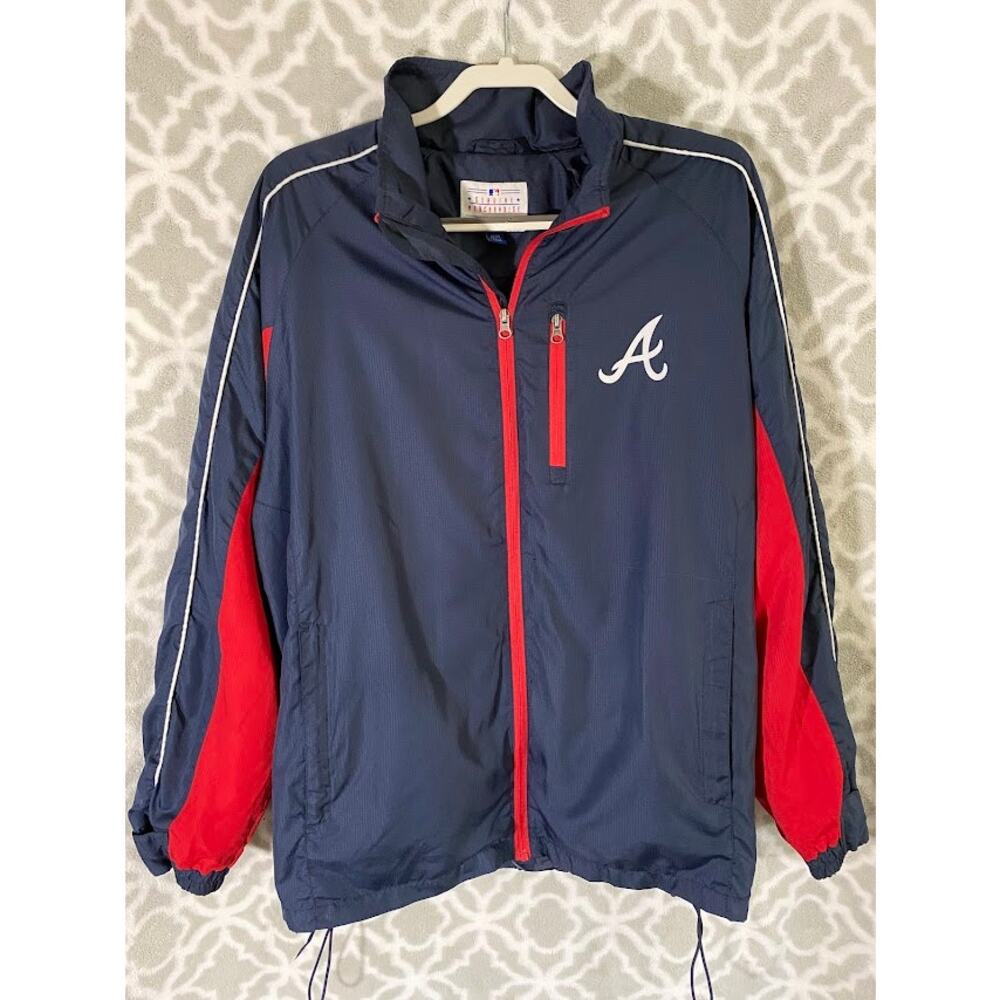 Atlanta Braves Windbreaker Mens XL
